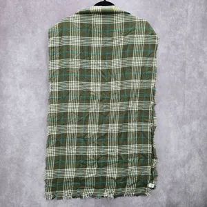 Cato Green Plaid Tartan Long Wrap‎ Hijab Fringe Dupatta Shawl Scarves Scarf thumbnail 2