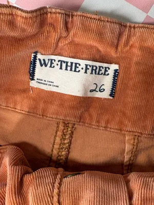 We The Free Jayde Cord Flare in Cognac FREE PEOPLE high rise flare 26 70s fall thumbnail 7