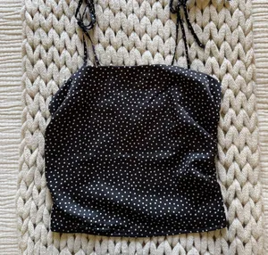 Abercrombie and Fitch Silk Polka Dot Tank Top thumbnail 1
