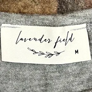 Lavender Field Ruffle Short Sleeve Raw Hem Top Medium thumbnail 6