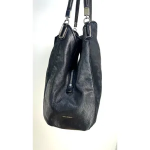 Coach Madison Op Art Sateen Phoebe Shoulder Bag Black Jacquard thumbnail 3