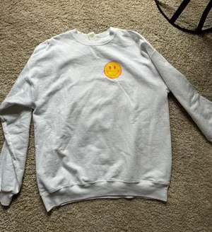 Gildan smiley face sweatshirt thumbnail 2