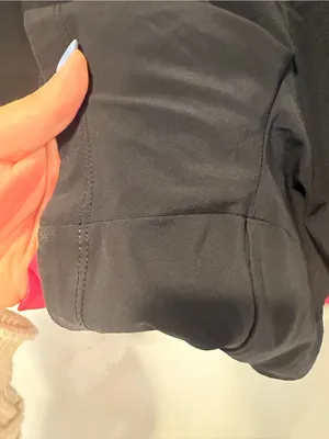 Nike Women's Black & Pink Athletic Running Shorts - 'Just‎ Do It' Waistband thumbnail 2