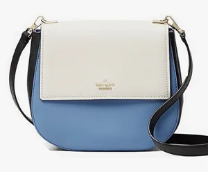 Kate Spade Brydie Tile Blue White Crossbody Bag Leather Preppy thumbnail 1