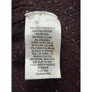 Something Navy Women's M Long Cardigan Brown Multicolor Speckled Button Front thumbnail 5