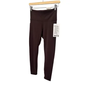 Lululemon. Wunder Train High-Rise Tight with Pockets 25" Espresso Size 8 NWT thumbnail 6