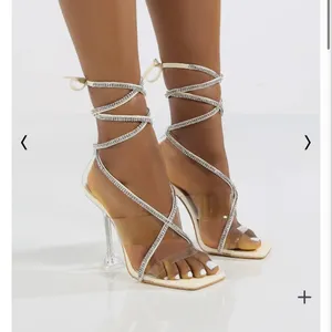 MOVING SALE NIB Public Desire Kim rhinestone heel - NEW thumbnail 3