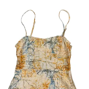 Urban Outfitters Map Print Mini Dress Y2K Spaghetti Strap Bodycon XS thumbnail 3