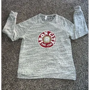 Earth Star "Iron City" Gray‎ Sweatshirt size XL thumbnail 1