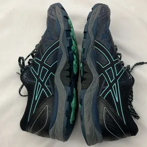 ASICS Gel-Fuji Trabuco 6 Black and Blue Running Shoes woman’s size 7 1/2 thumbnail 9