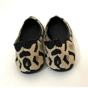 Mia Ballerina Pointed Stretch Flats Animal Print Tan Size 6 NEW thumbnail 4