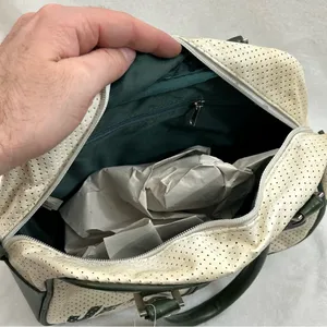 New York NY Jets NFL Football Perfect Bowler Hand Bag Women’s Purse New Defect thumbnail 9