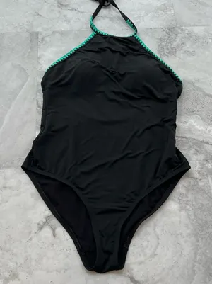 Afriel &‎ Tabbris Australia Black One Piece Swim Suit Size 12 or Large thumbnail 1