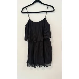 Zara Spaghetti Strap Pleated Mini Dress Size Small 3023 thumbnail 2