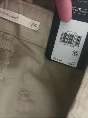 New. Levi’s 90s Straight Women's Pants Khaki thumbnail 8