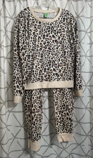 Honeydew cheetah print pajama set Brown Size L thumbnail 1