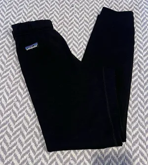 Vintage Patagonia Base Layer Pants Womens X-Small XS Black USA Thermal thumbnail 1