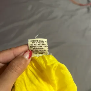Arden B Yellow Off The Shoulder Blouse thumbnail 4