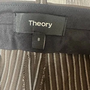 Theory Khaki Stripe Stretch Pant NEW thumbnail 6
