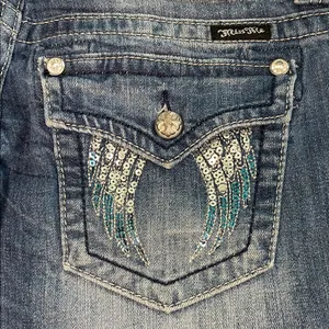 Miss Me Blue Capri Jeans with Embellished Pockets thumbnail 4