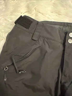 The North Face Black Ski Snow Pants size SP inseam 30” lots of pockets thumbnail 9