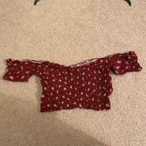 Free People floral off the shoulder top thumbnail 4