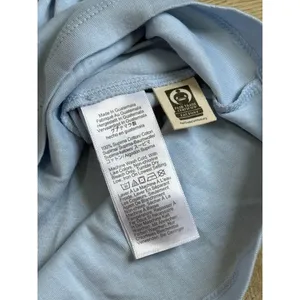 NWT Madewell puff‎ sleeve top scoop neck light blue summer supima cotton size XL thumbnail 8