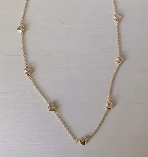 Madewell NWOT gold dainty heart necklace thumbnail 1