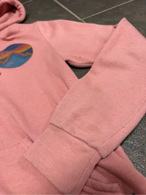 Aviator Nation Womens All Seasons Circle Hoodie Swetshirt Full Zip Pink Small thumbnail 4