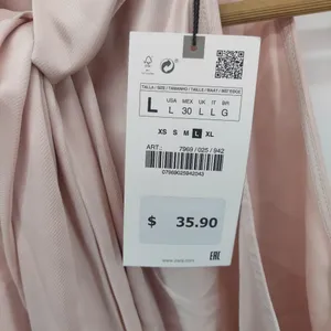 NWT Zara Light Pink Satin Like Front Knotted High Neck Sleeveless Blouse Size L thumbnail 4