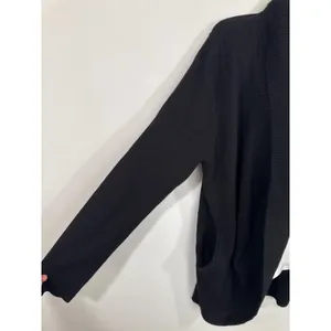 Quince Black 100% Mongolian Cashmere Shawl Cardigan Women Large NWT Luxury Knit thumbnail 7