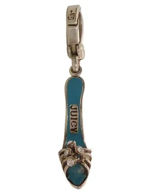 Juicy Couture Silver Blue Enamel Rhinestone Charm thumbnail 5