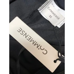 NEW Commense Women's Black Silky Satin Elastic Waist Maxi Mermaid Slip Skirt XS thumbnail 4
