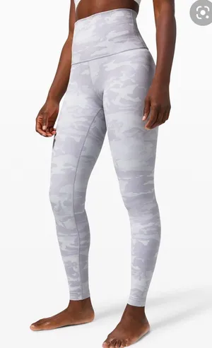Lululemon white camo leggings thumbnail 1