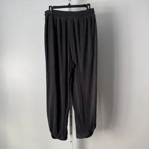 Anthro Saturday Sunday‎ S Black Ribbed Knit Harem Jogger Pants Lounge Streetwear thumbnail 9