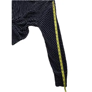 Loft Navy Polka Dots Button Up Cardigan Sweater Women's Size‎ Large Lightweight thumbnail 10