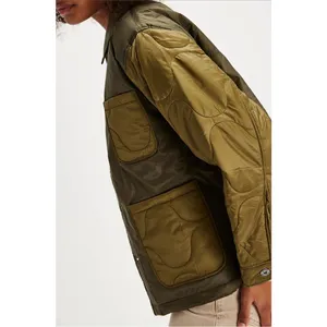 Free People x Alpha Industries Insulated Chore Coat Green Size XS‎ NWT thumbnail 12