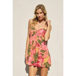 Aritzia Dress Forum Women Dress Medium Pink Linen Babydoll Paradise Sweetheart thumbnail 7
