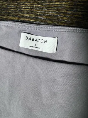 Babaton Aritzia Contour Tank Bodysuit Square Neck Rocky Grey Small thumbnail 6