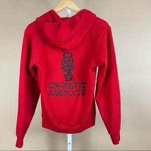 American Apparel CrossFit Absolute Full Zip Hooded Jacket Size Small thumbnail 2