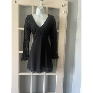TULAROSA Skylar Lace Mini‎ Bell Sleeve Dress thumbnail 4