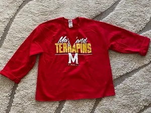 University Of Maryland Sweatshirt - Perfect For Tailgate UMD thumbnail 1