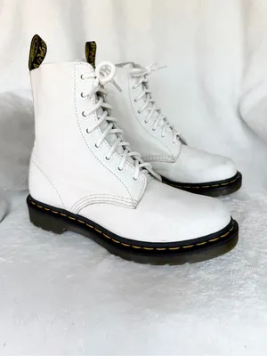 Dr. Martens 1460 Pascal Boots in Off White Size 8 thumbnail 9