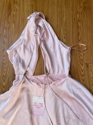 Hello Molly magic of girlhood satin mini dress pink thumbnail 9
