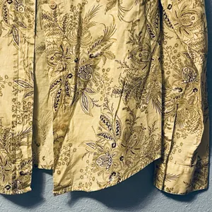 JAK Women's Tan Paisley Western Snap Long Sleeve Shirt Cowgirl Barn Top thumbnail 7