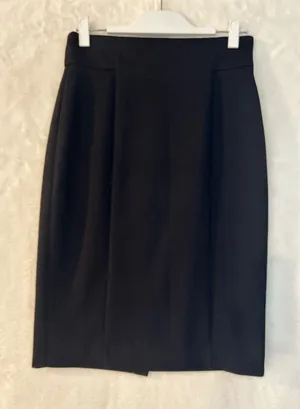 Ann Taylor Pencil Skirt Womens Size 4 High Waisted Pleated Knee Length Work‎ thumbnail 1