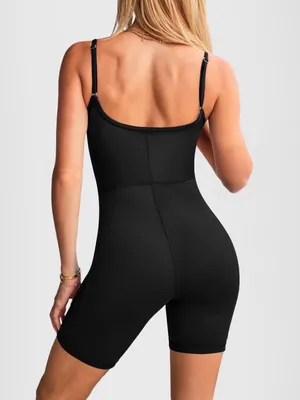 NWOT Everyday Slim Fit Black Exercise Romper thumbnail 2
