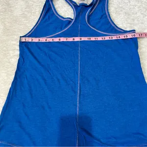 5/$30 🎈 Disney Aladdin large blue racerback tank top thumbnail 6