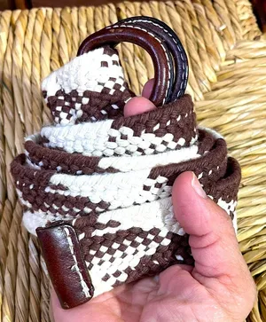 Cotton braided western/farm work belt. Unisex length 40.5 thumbnail 1