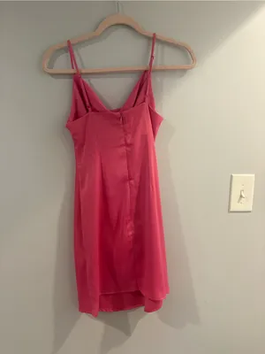 Urban Outfitters Pink Cowl Slip Mini Dress thumbnail 2